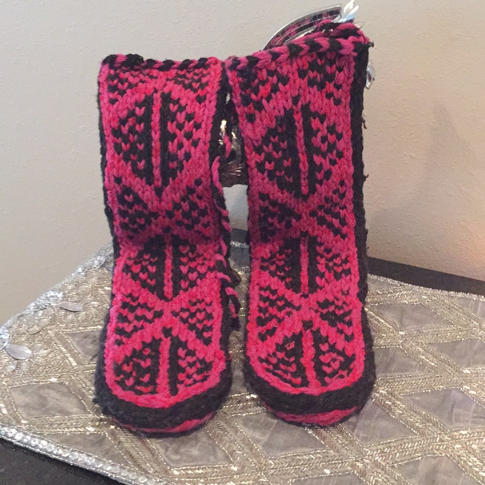❤️3 for &25❤️Crochet slipper socks